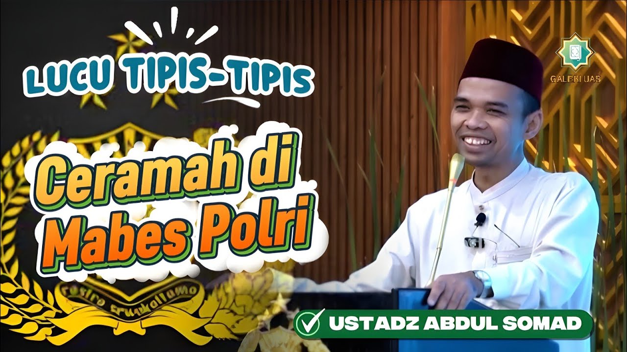 Bikin Senyum! Ceramah Lucu Tipis-Tipis Ustadz Abdul Somad di Mabes Polri