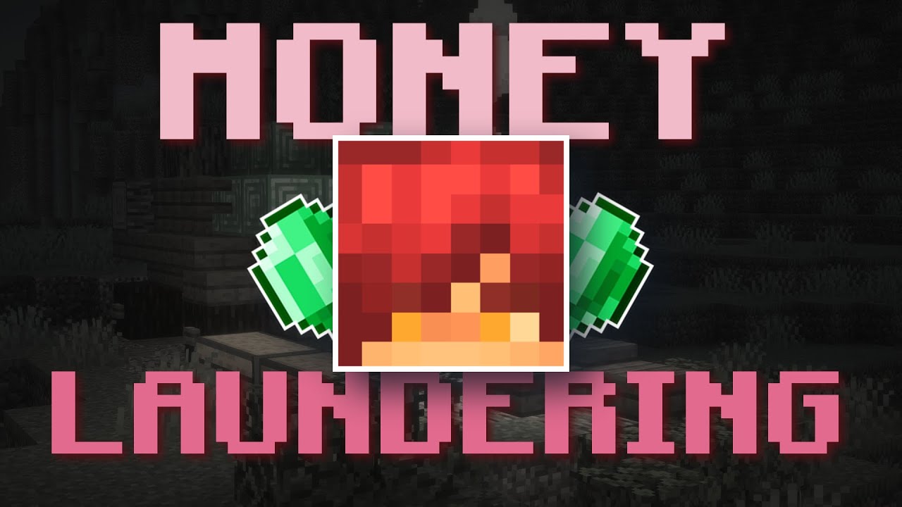 Объяснение отмывания денег с помощью Minecraft.