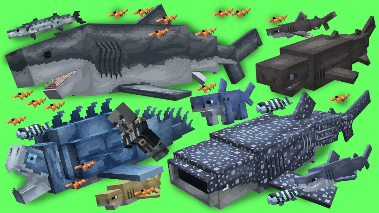 Minecraft Mods : Ben's Sharks : Forge 1.21.1