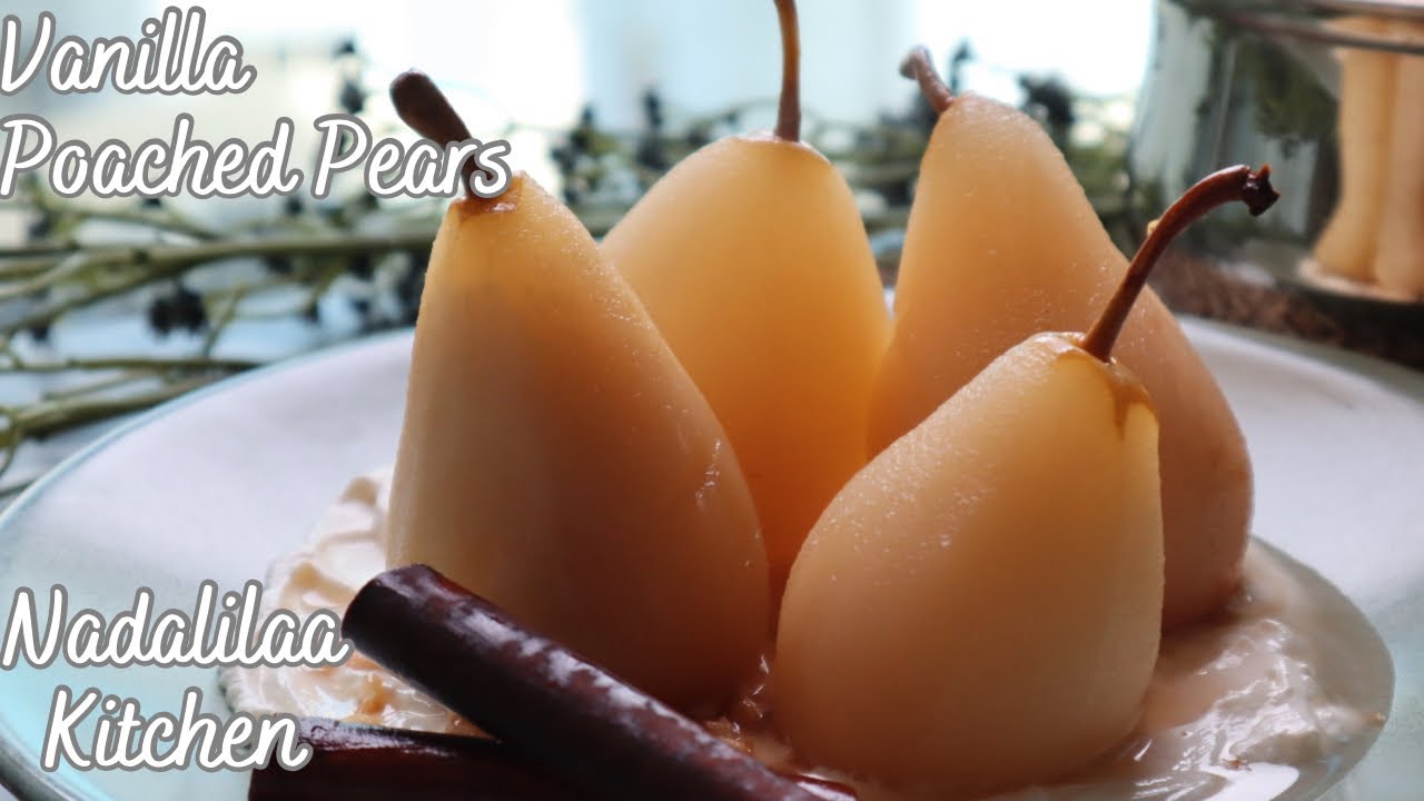 Vanilla Poached Pears