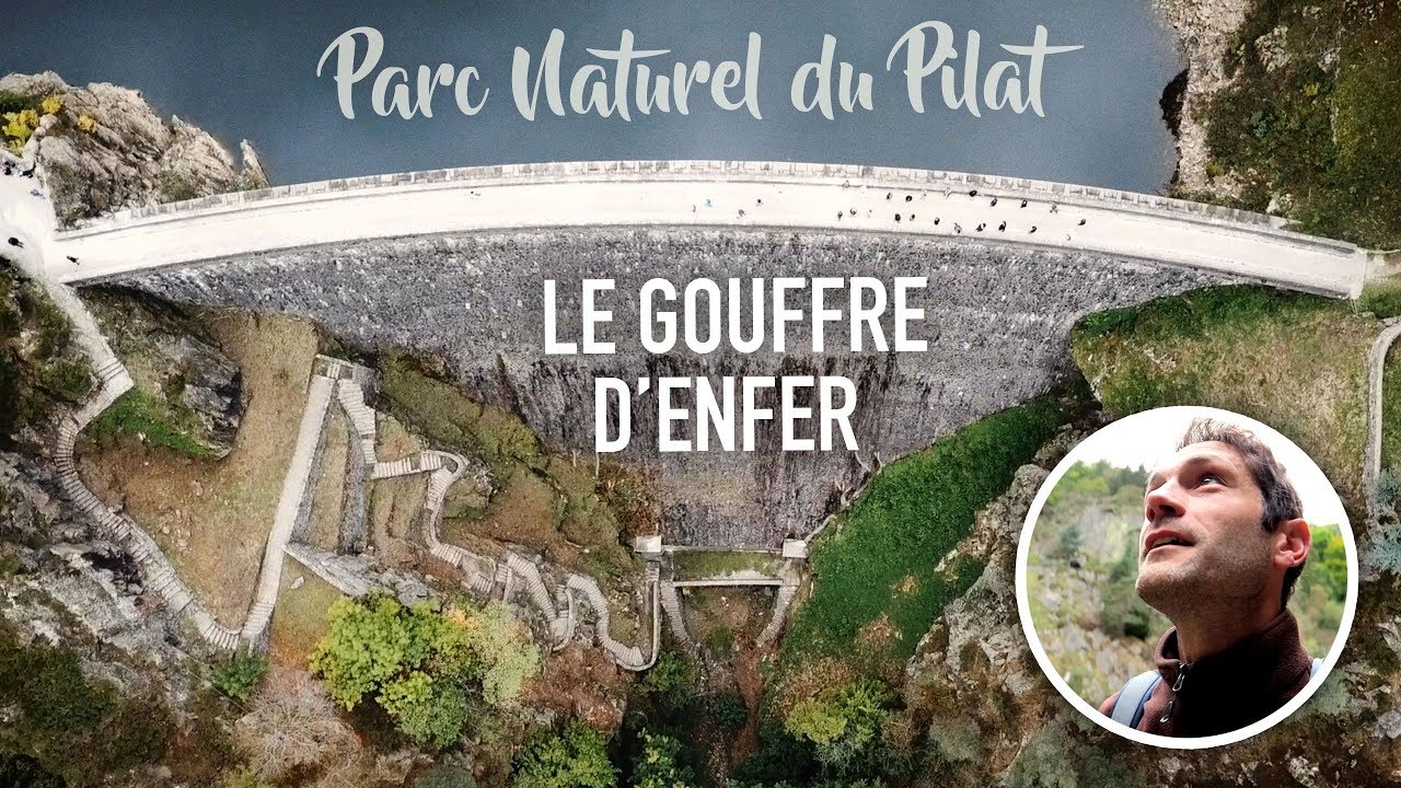 Le barrage du GOUFFRE D'ENFER, vu du ciel