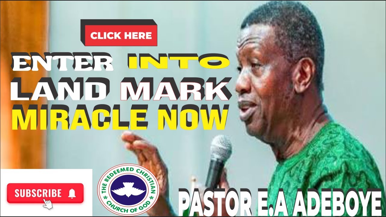 Проповедь пастора Е.А. Адебойе || Войдите в знаменательное чудо прямо сейчас | Проповедь RCCG 2025