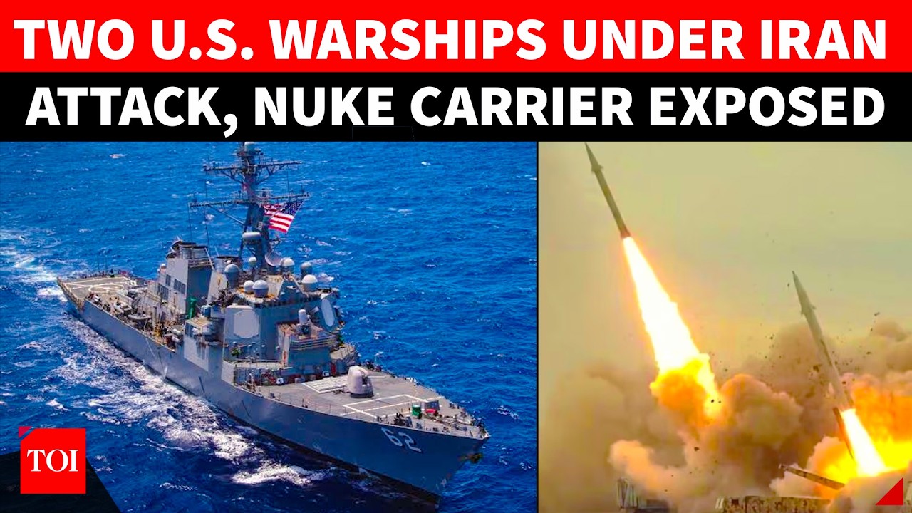 'BIGGEST US TARGET': Iran Rains Ballistic Missiles, Nuke-Powered Warship 'In Danger'