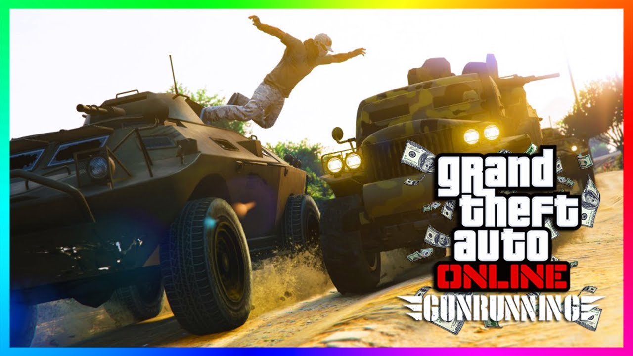 GTA ONLINE GUNRUNNING DLC UNLOCKING ALL SECRET ITEMS, BUNKER MONEY MAKING & NEW VEHICLE MISSIONS!