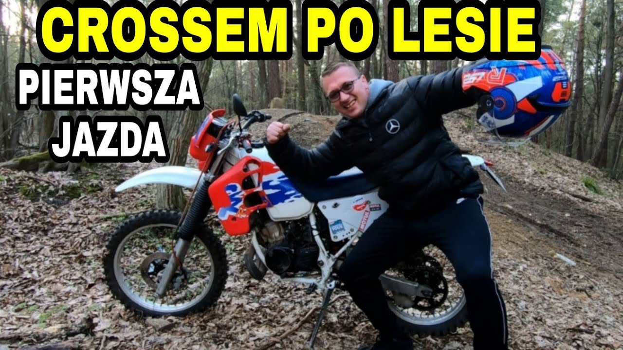 Pierwsza Jazda Crossem Enduro Honda CRM