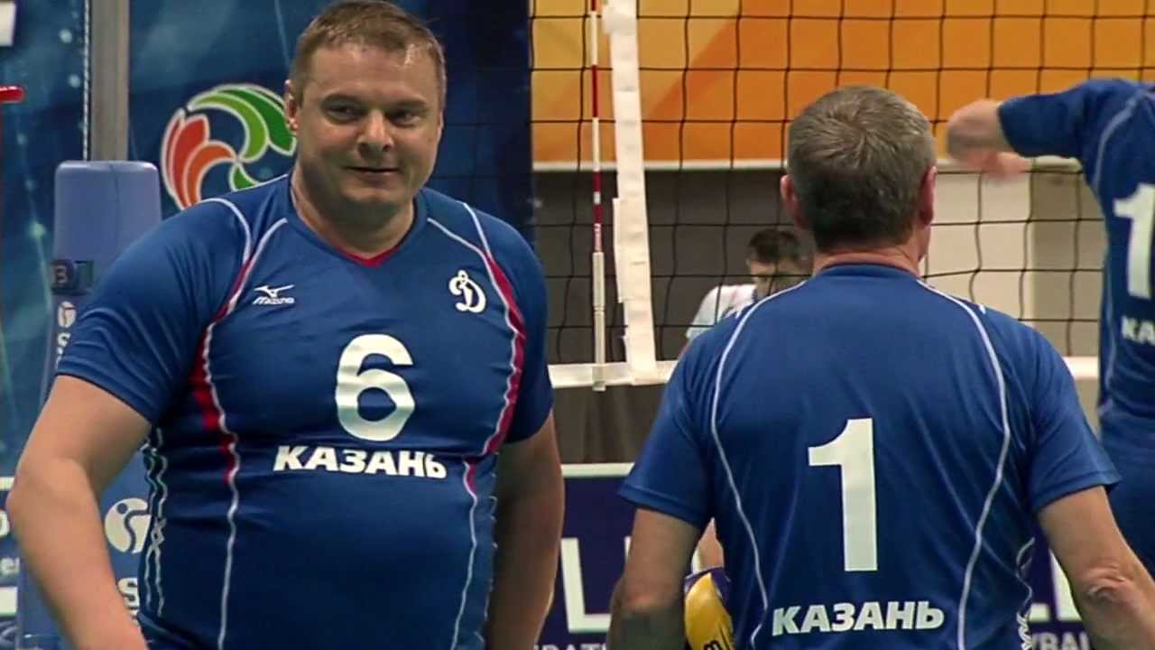 Матч ветеранов казанского и российского волейбола