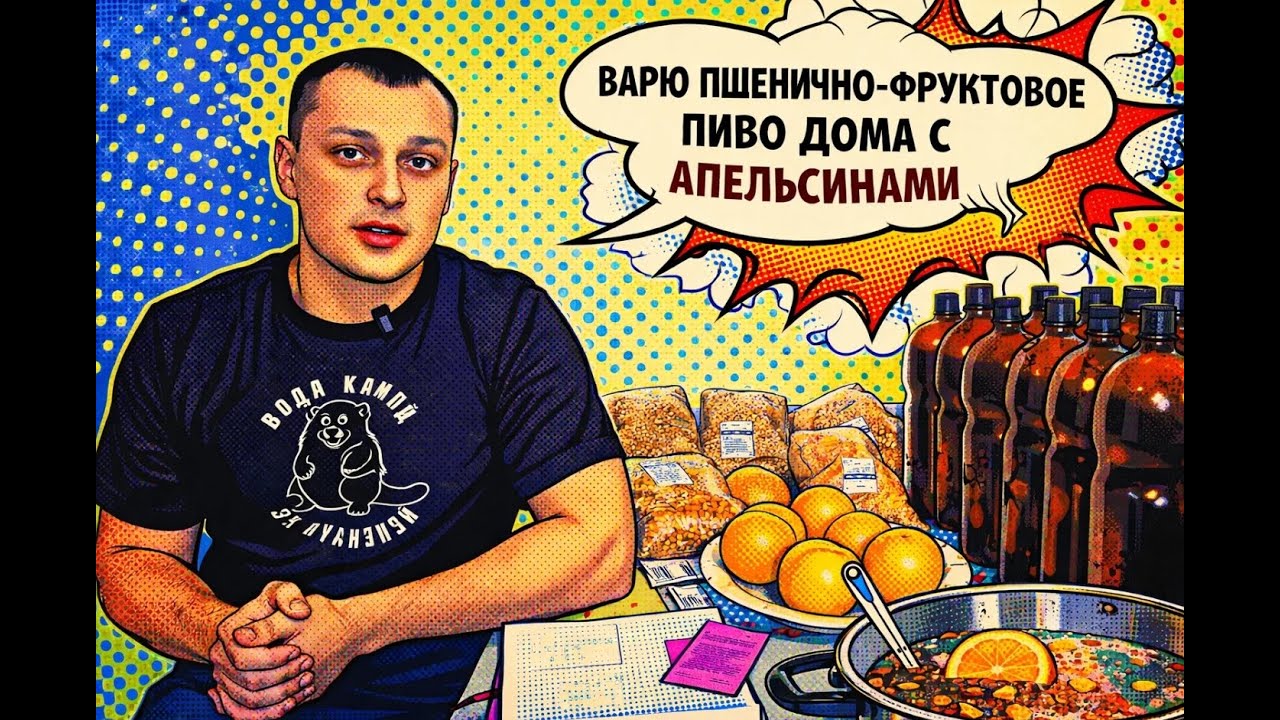 Сварил вкуснейшее фруктово-пшенично пиво дома. Варка пива в домашних условиях и дегустация