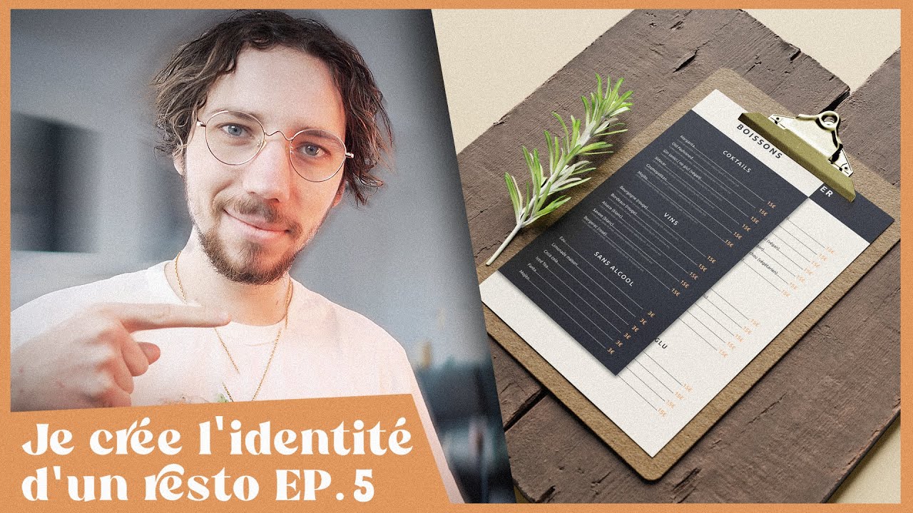 Je design le site web et les menus du restaurant ! EP.5