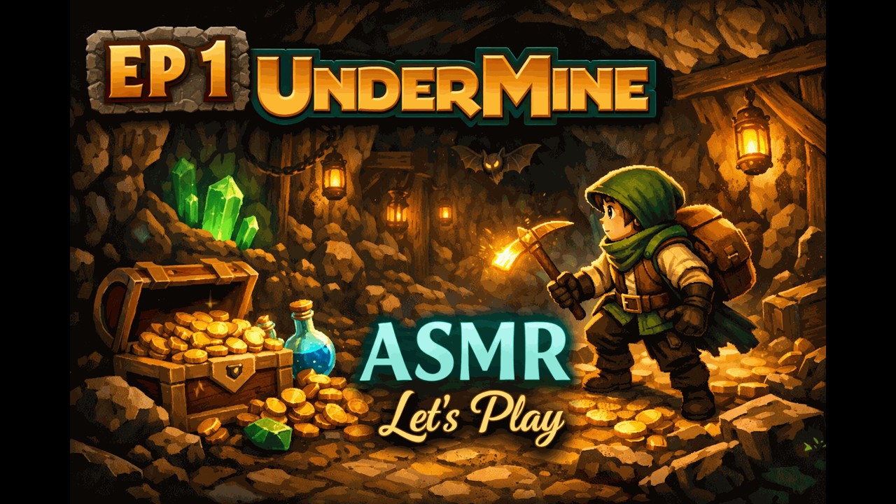 Lets Play :  Undermine EP 1 (ASMR , pure gameplay to fall asleep)