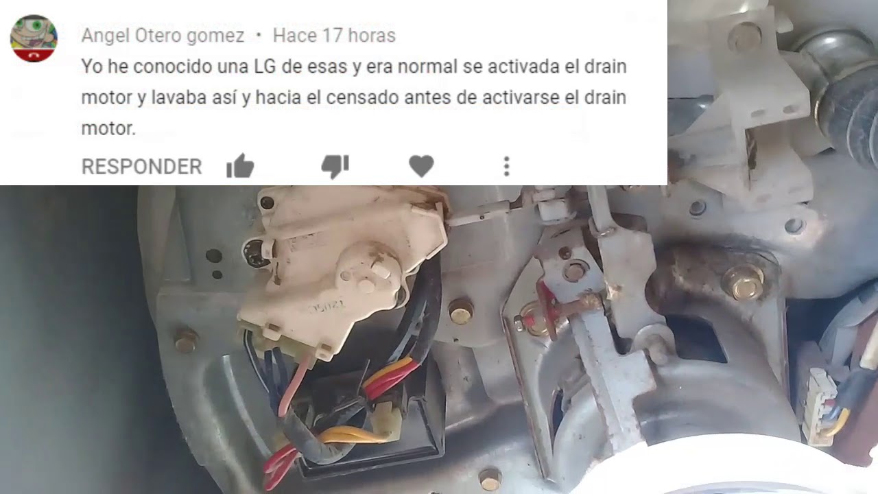 Lavadora LG no lava - Fe de Erratas