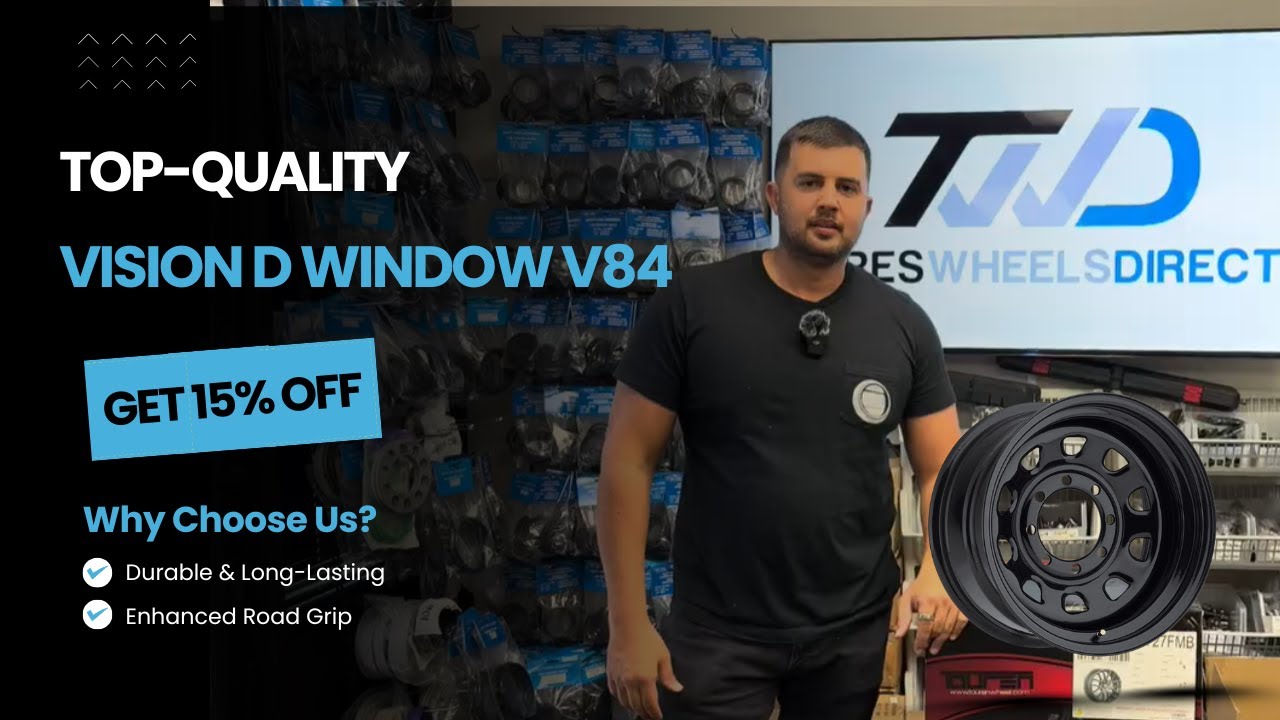 Диски Vision D Window 17x9 -12 | Глянцевые черные диски | 6x135 | Шины и диски Direct