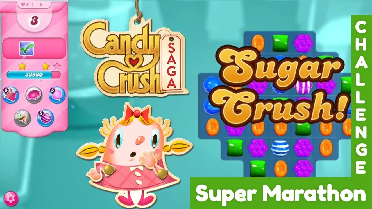 Candy Crush Saga 1-10 Marathon Challenge