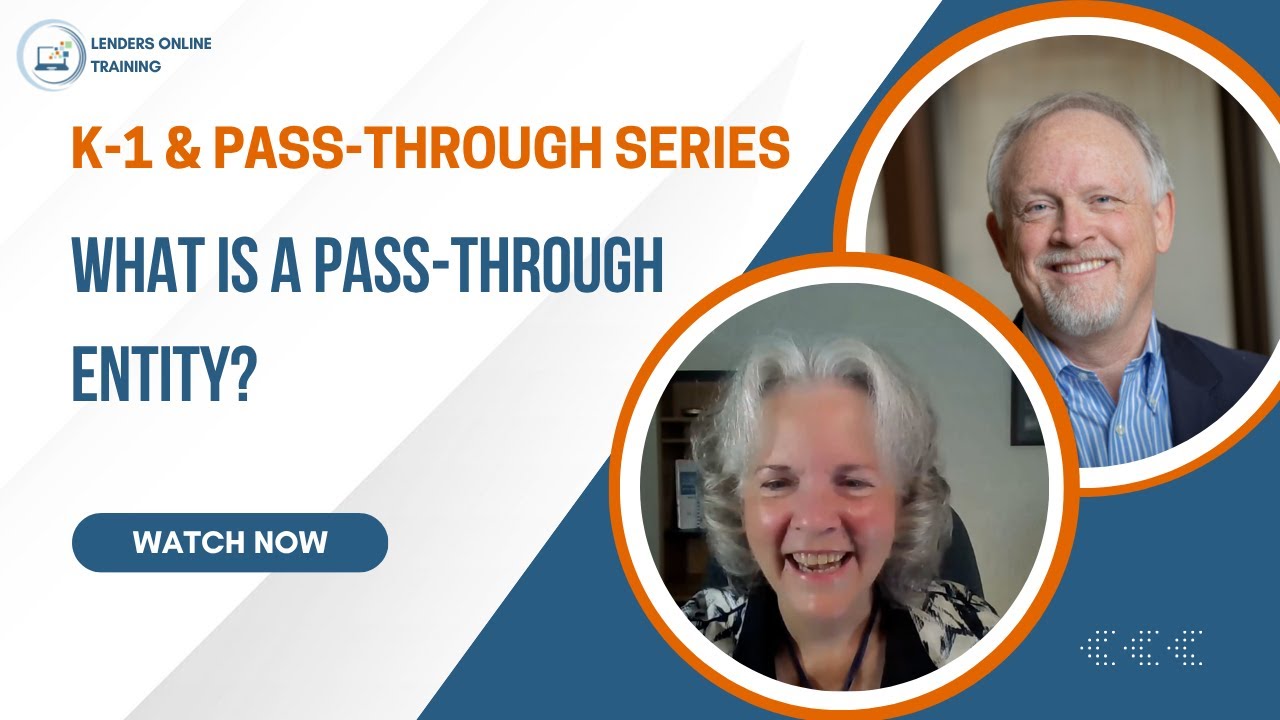 K-1 & Pass-through Series: What is a Pass-through Entity?