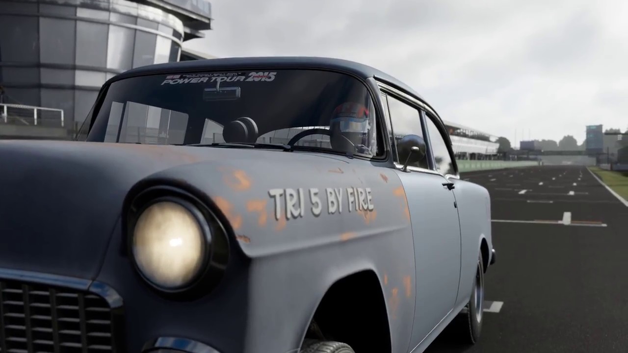 FORZA Motorsport 7 - 1955 Hoonigan Chevrolet Belair - Car Show Speed Crash Test .