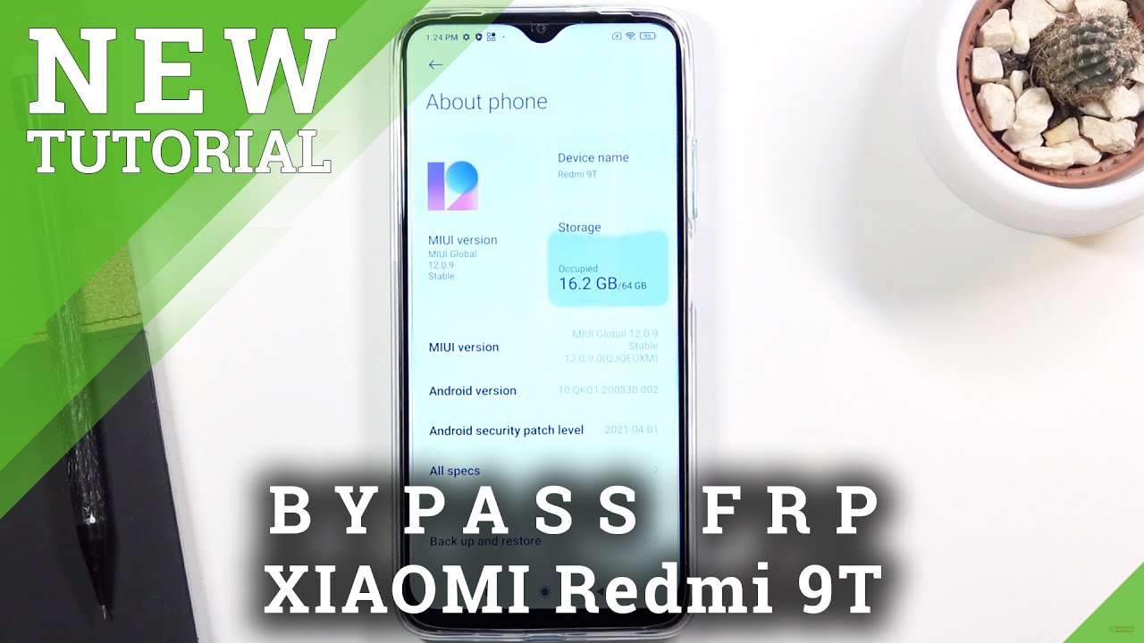 How to Bypass Google Verification on XIAOMI Redmi 9T - Unlock FRP Xiaomi Android 9 Method