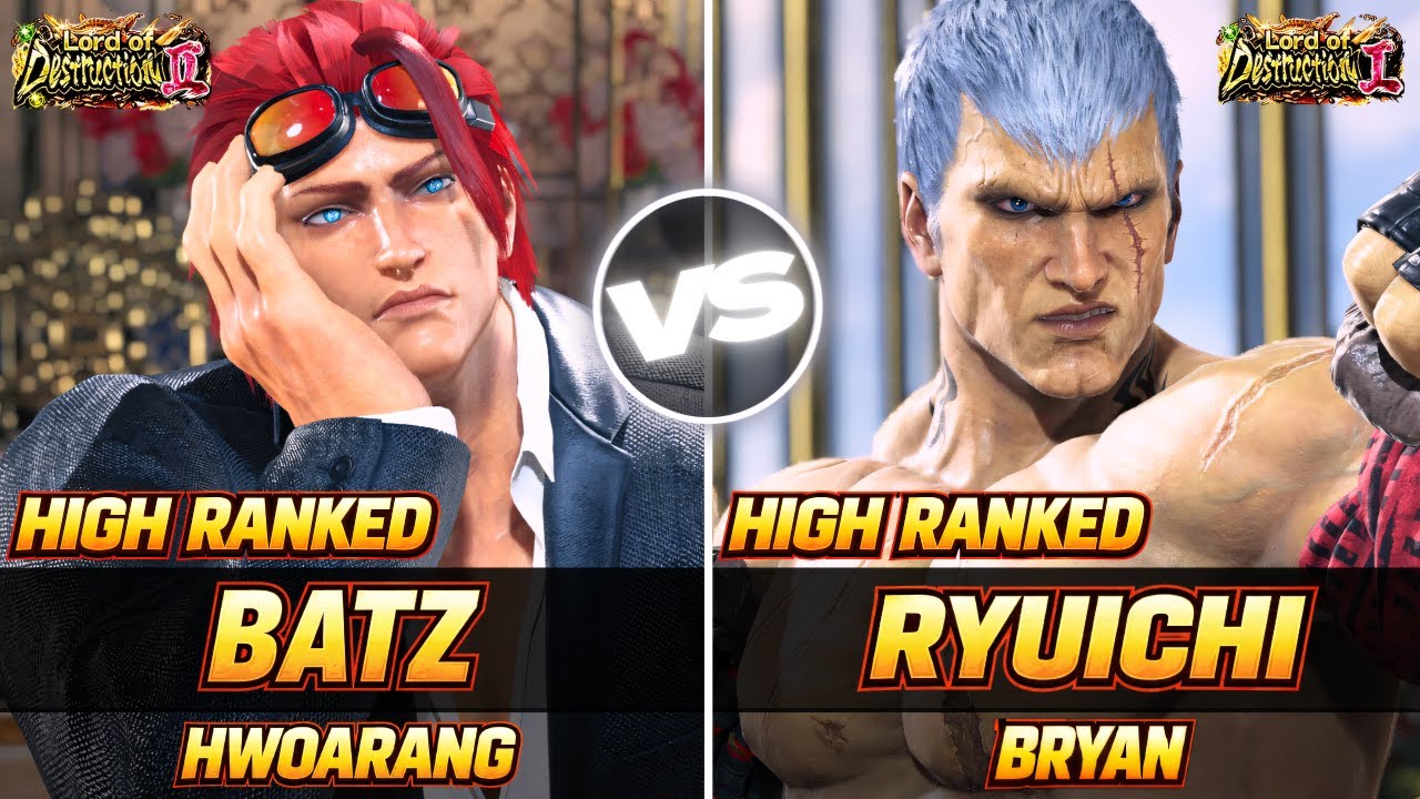 Tekken 8 🔥 RYUICHI (Bryan) vs BATZ (Hwoarang) 🔥 | High-Level Tekken 8 Gameplay