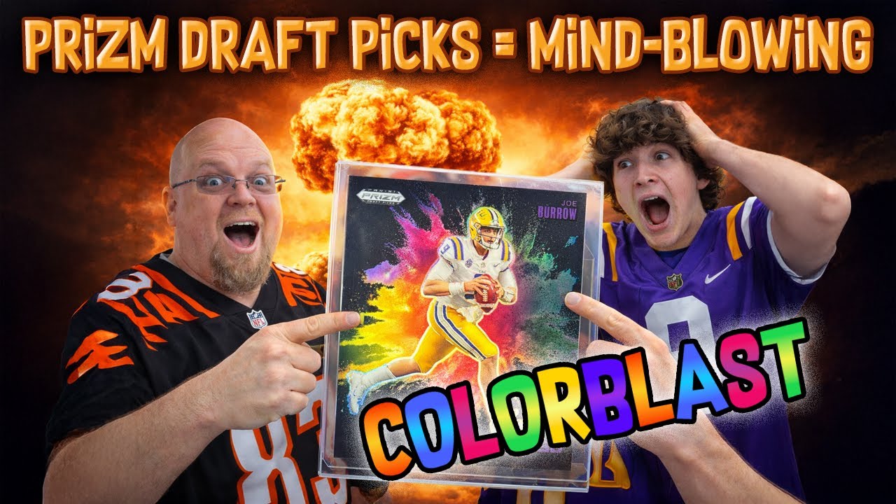 Эта коробка взорвалась! 🤯 | Colorblast Джо Берроу | Мега-боксы с выборами на драфте Prizm 2025