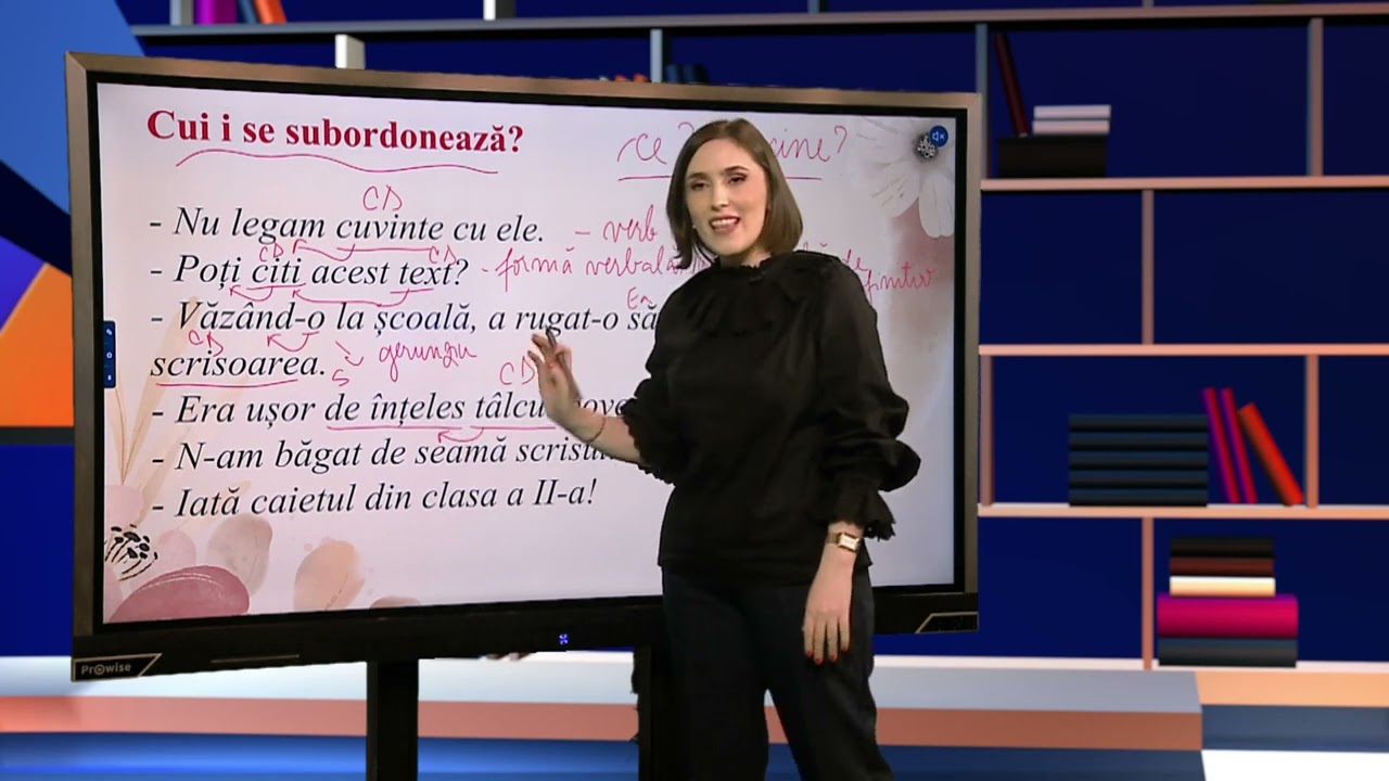 TeleŞcoala: Limba şi literatura română clasa a VIII-a – Complementul direct (@TVR2)
