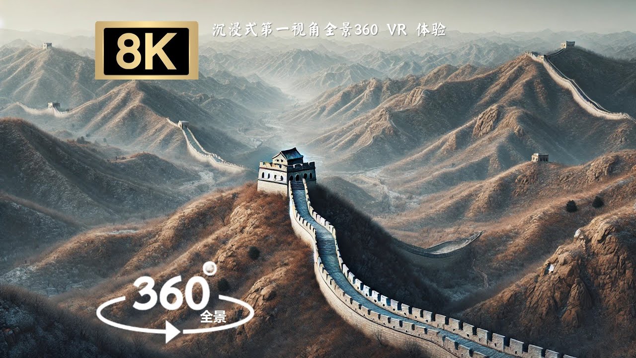 China-Badaling Great Wall | 沉浸式漫步在中國北京八達嶺長城  冬日悠遠而深邃，道不儘的曆史滄桑 [4K 60FPS]