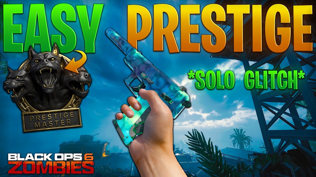 EASY SOLO FAST Prestige Strategy in Black Ops 6: Zombies! ( Easy SOLO XP Glitch in BO6 Zombies )