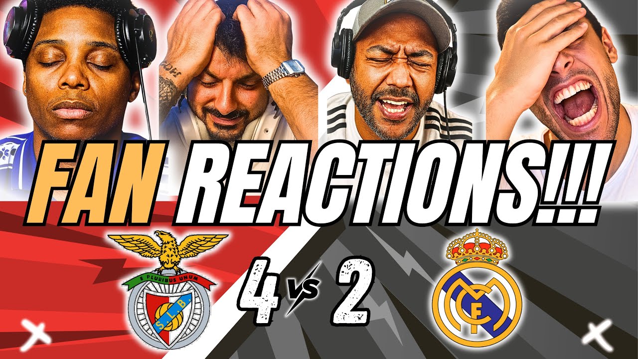 Real Madrid Fans CRASHOUT😡 | Benfica 4–2 Real Madrid | Champions League