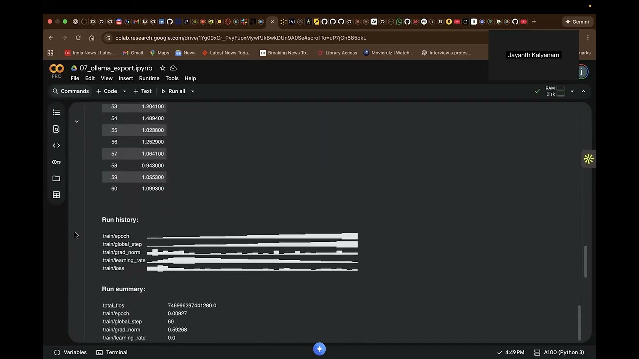 Exporting a finetuned model into GGUF format to run using Ollama