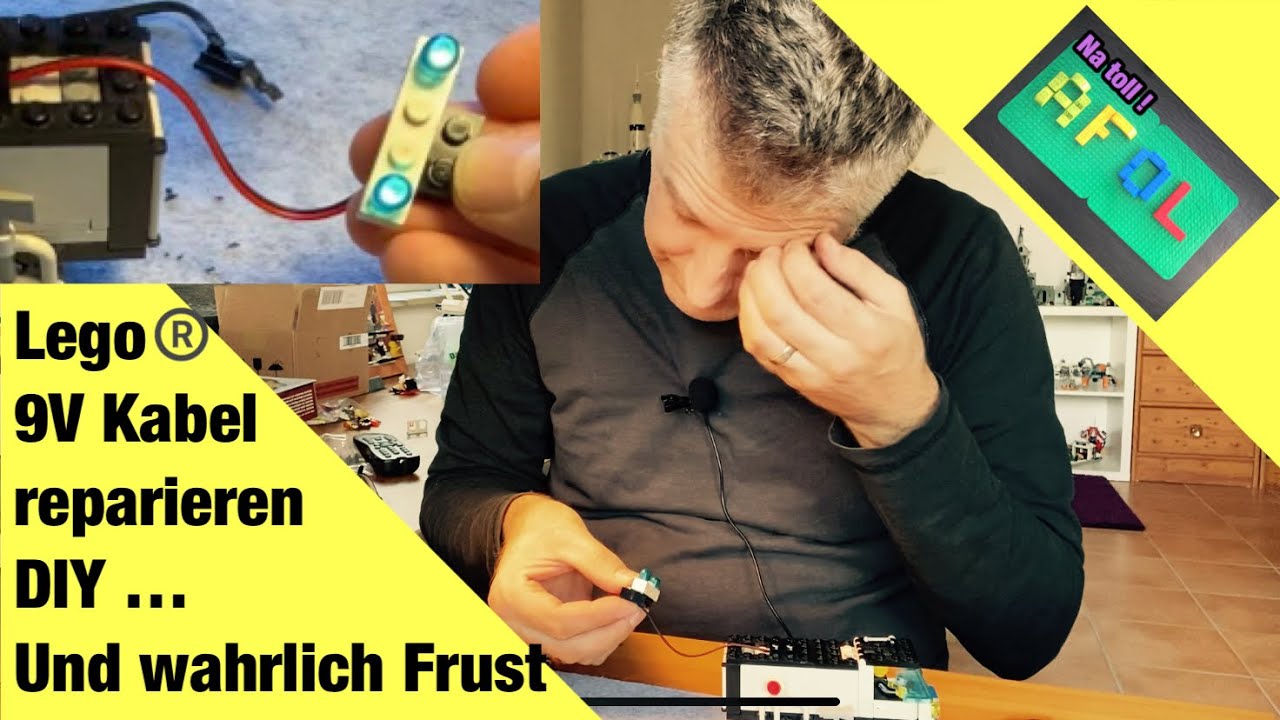 LEGO® 9V Kabel reparieren DIY ... und Frust :)