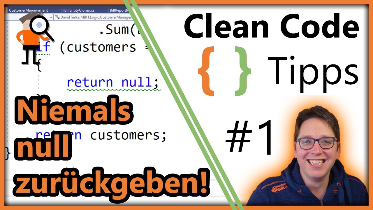Niemals Null zurückgeben - Clean Code Tipps #1