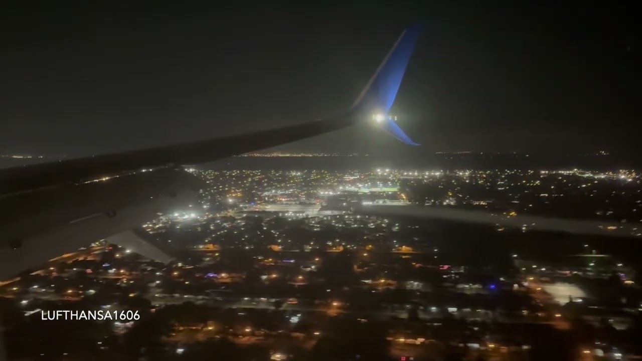 United B737-800 flight from Washington DC (IAD) to New Orleans (MSY) airport