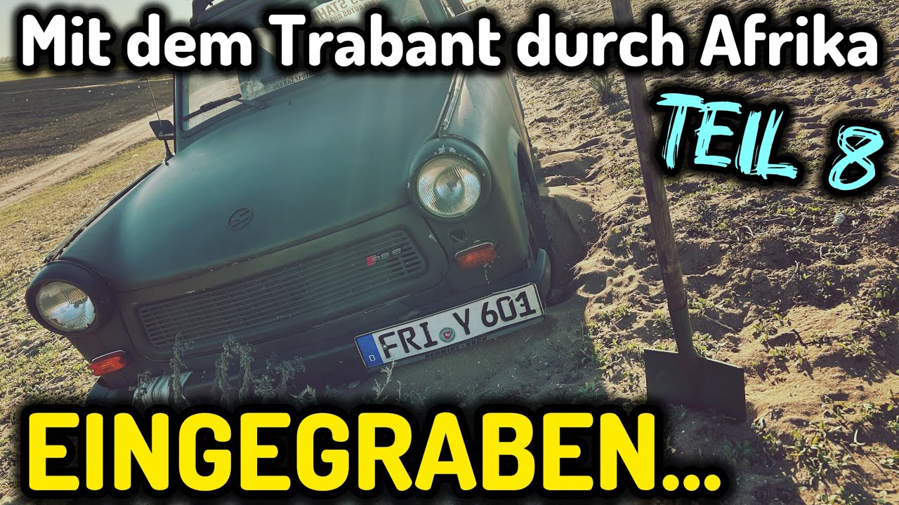 Afrikanische (echte) Polizei rettet mich aus Misslicher Lage! | Mit dem Trabant durch Afrika Teil8