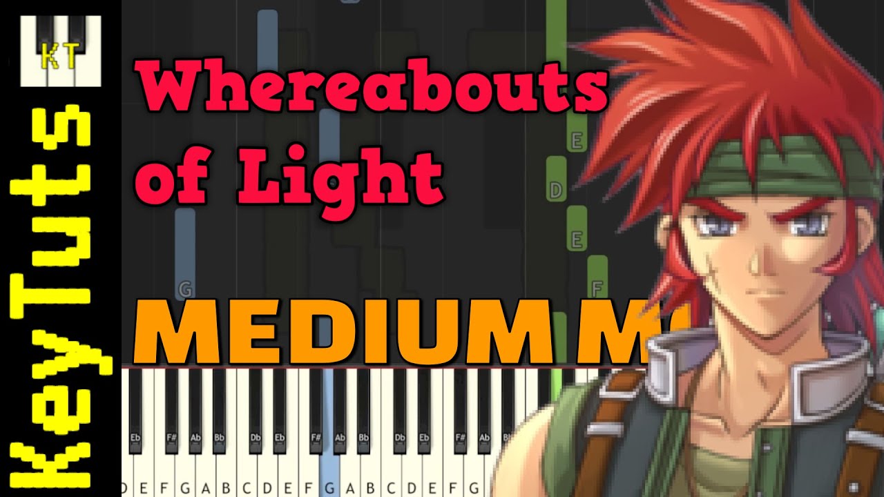 The Whereabouts of Light [Trails in the Sky] - Medium Mode [Piano Tutorial] (Synthesia)