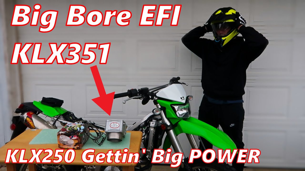 2018 EFI KLX250 is Getting a BIG BORE | KLX250 to KLX351!