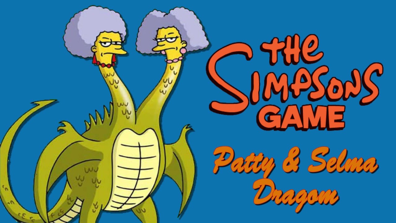 All Patty and Selma (Dragon) Voice Clips • The Simpsons Game • All Voice Lines • Funny • 2007