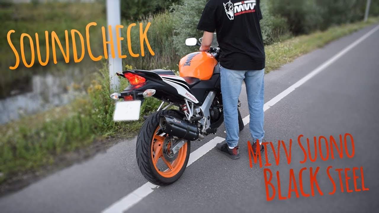 Mivv Suono Black Steel Soundcheck Honda CBR 125 R