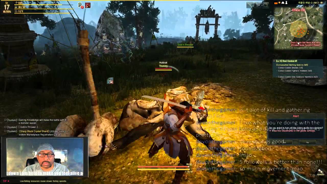 Learning to play Black Desert help is needed  (Part 1)