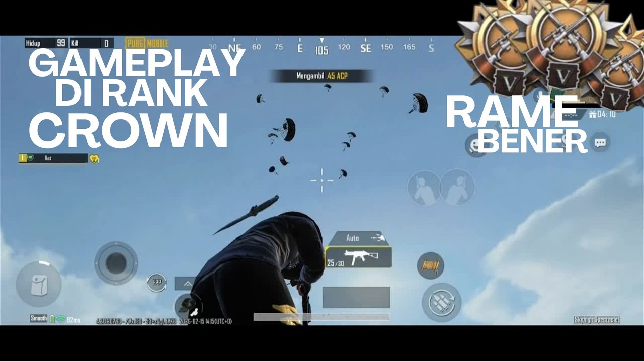 RAME BENER MAIN DI RANK CROWN NI
