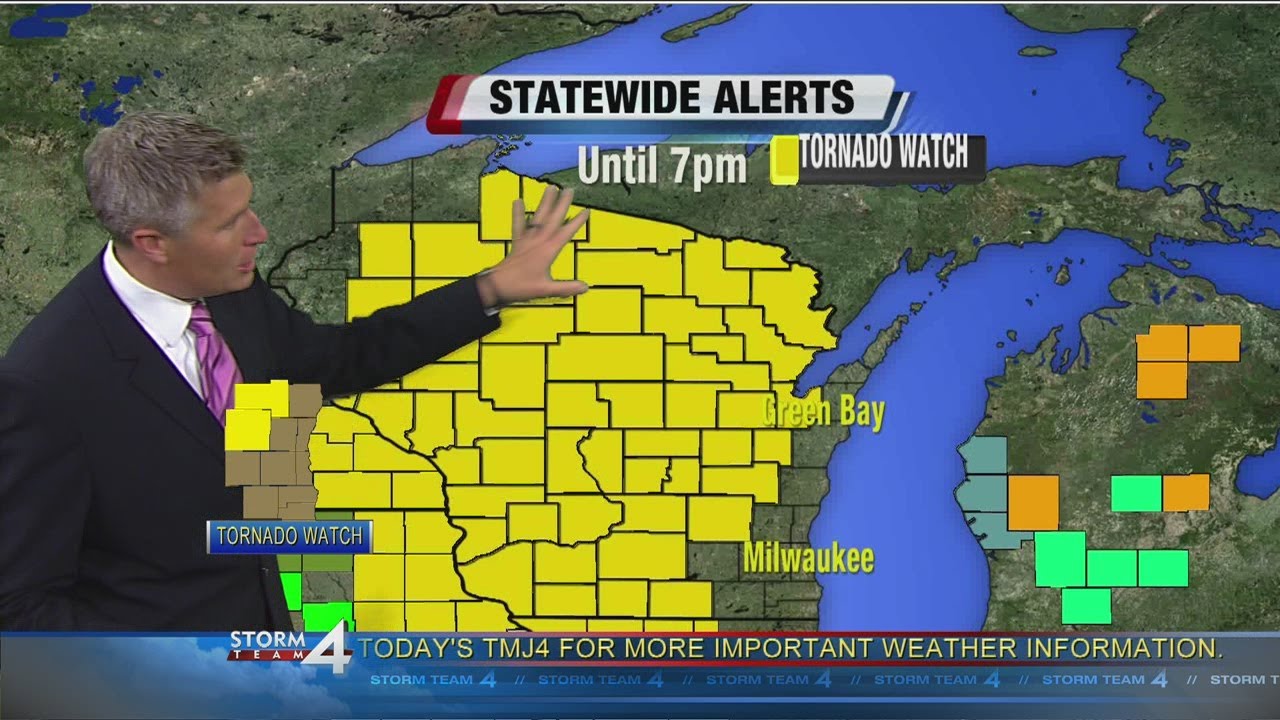 Storm Team 4: Severe weather warnings in effect across Wisconsin