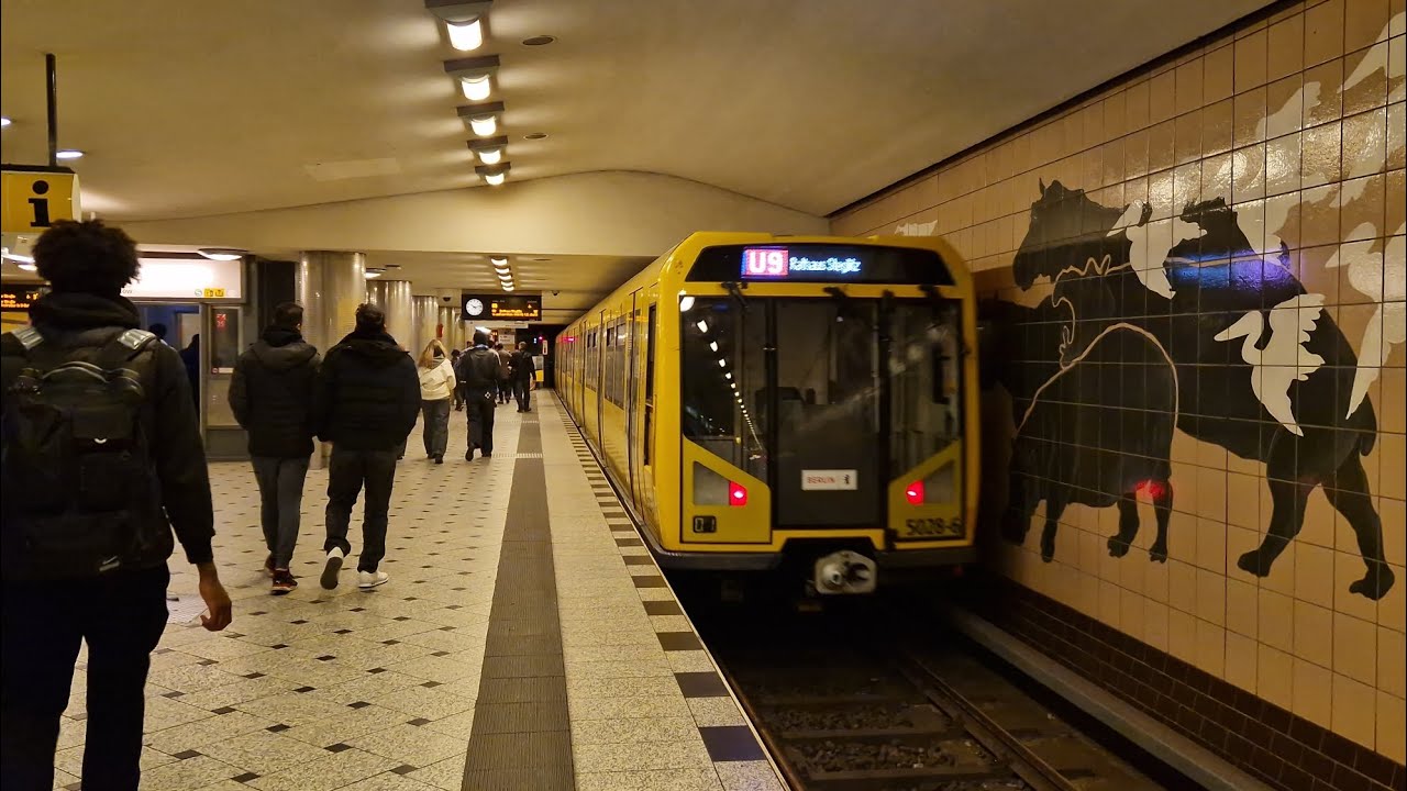 U-Bahn Berlin | Mitfahrt in der U9 von Leopoldplatz bis Zoologischer Garten im H01 5028-4 mit Dauer