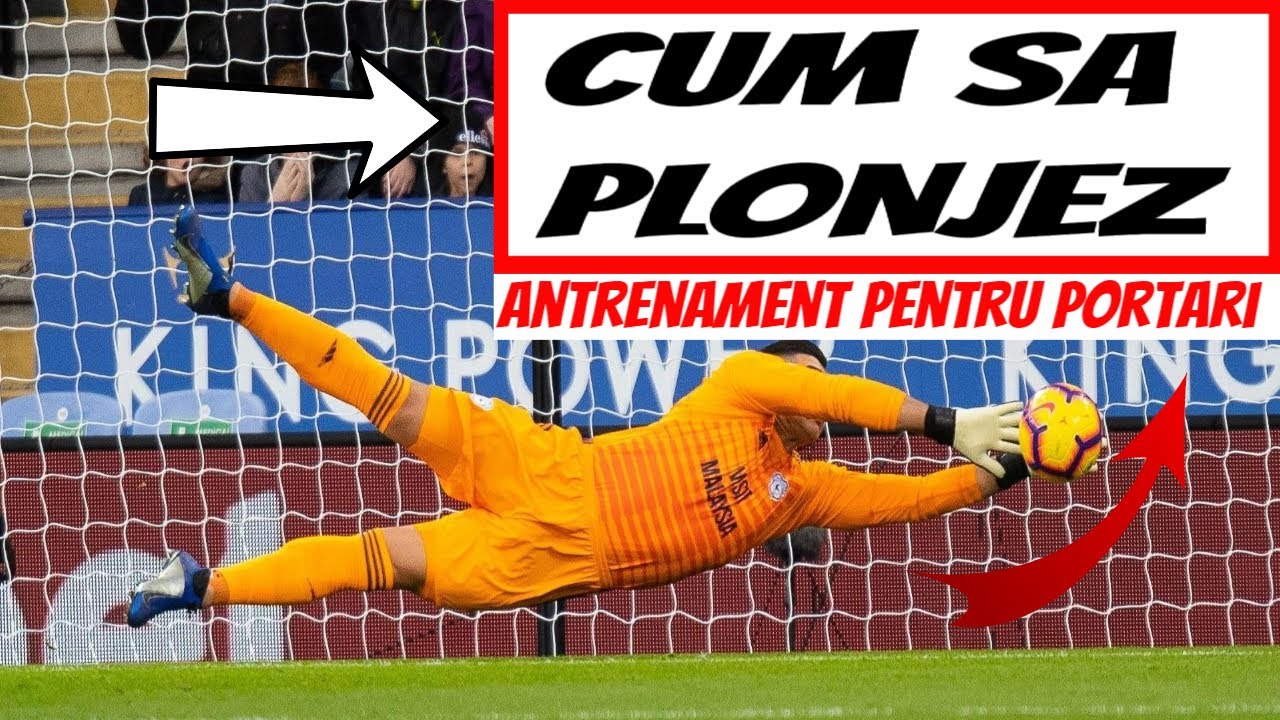 CUM SA PLONJEZI DUPA MINGE | CUM SA FAC UN PLONJON | TUTORIAL | ANTRENAMENT DE PORTAR