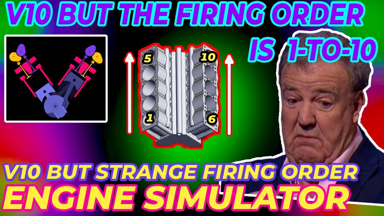 Симулятор двигателя | V10 4.8L но порядок стрельбы от 1 до 10