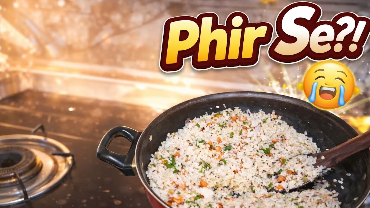 Socha Tha Aaj Nahi Banaunga… Phir Se Fried Rice Ban Gaya 😂
