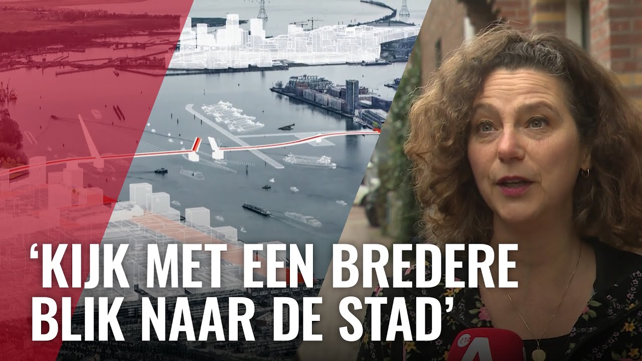 Minister wil twee bruggen over het IJ en een voetgangerstunnel
