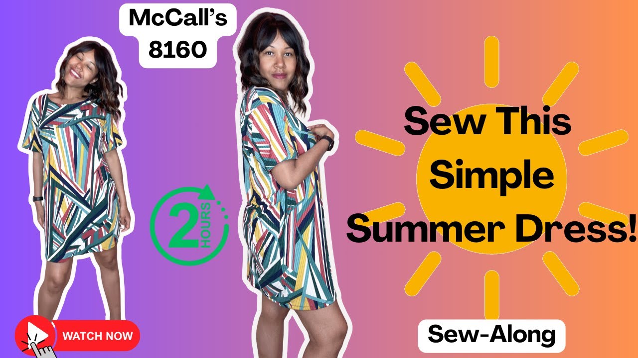 Sew This Simple Summer Dress! (in under 2 hours)