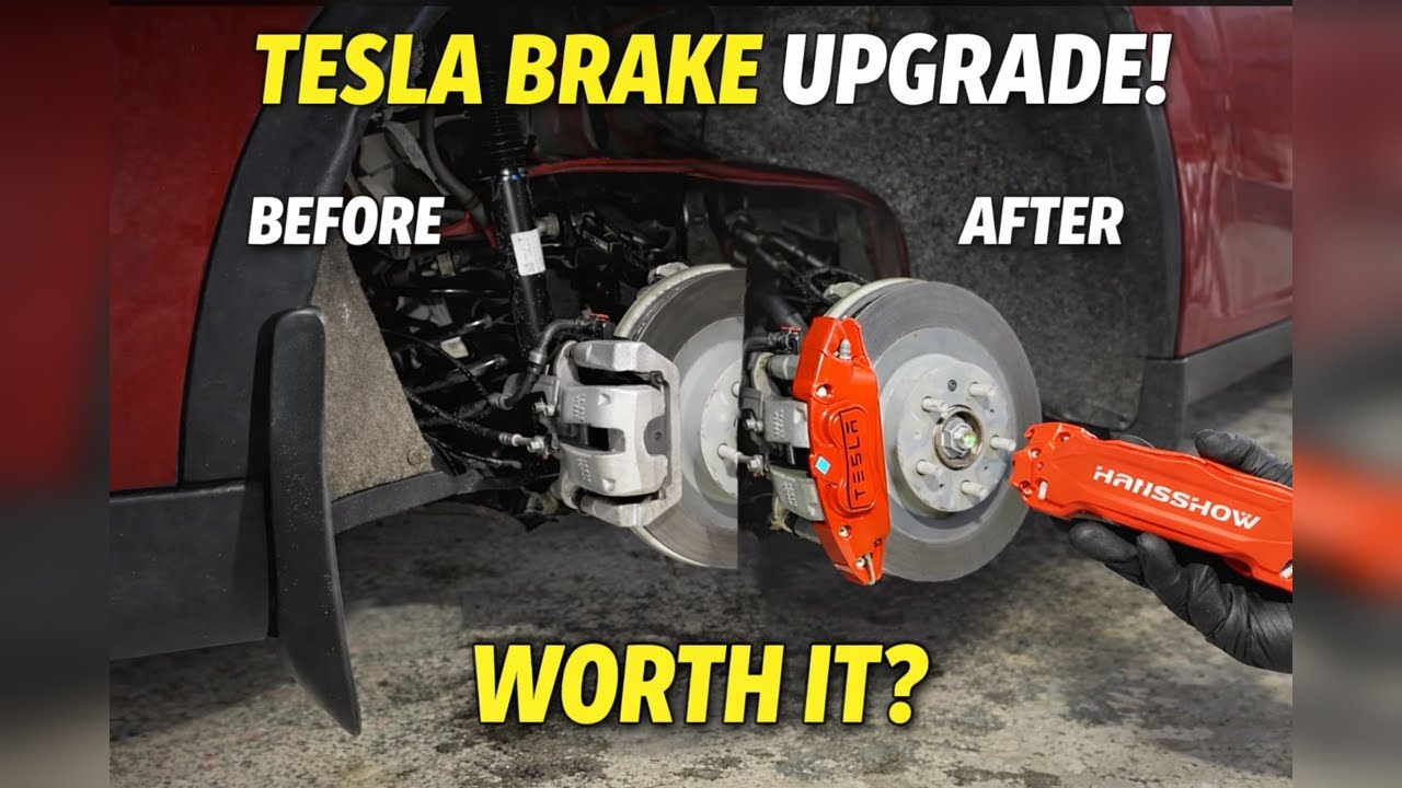 Эти накладки на тормоза Hansshow преобразили мою Model Y.