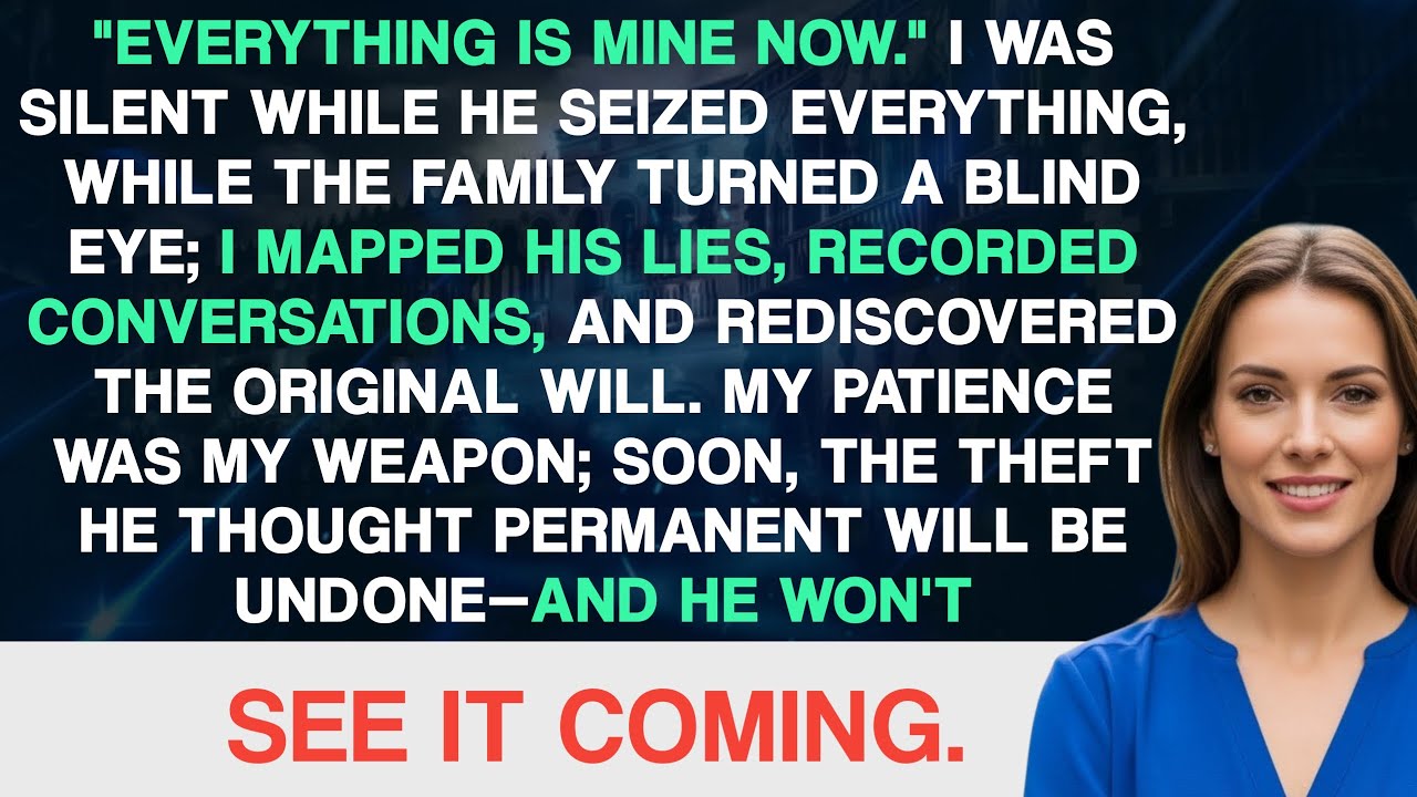 After my brother took my inheritance and my family watched, I proved that quiet people remember ever