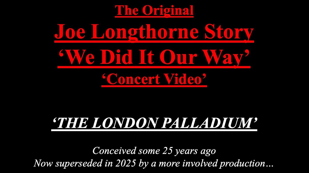 Joe Longthorne – Live at the London O2 🎤