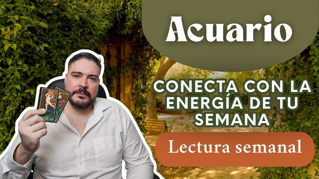 #Acuario Semanal 16 al 22 de marzo ♒ Mensaje Inesperado Que Remueve Emociones