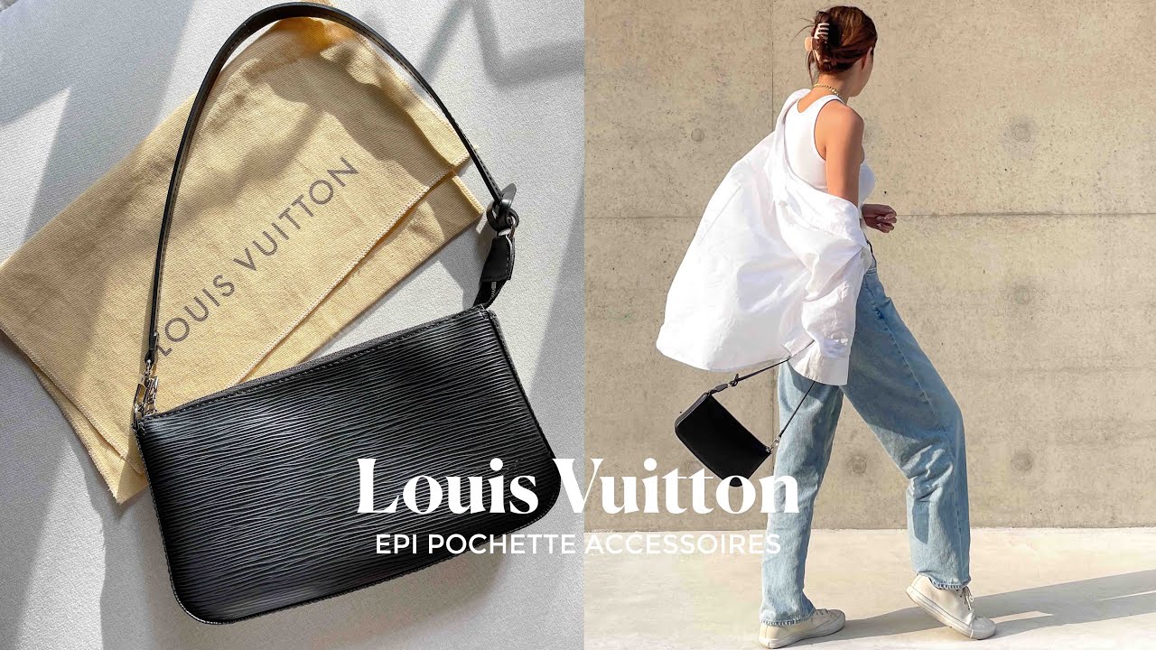 bag review: Louis Vuitton Epi Pochette Accessoires 23