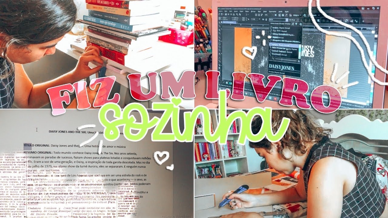 criei um livro do zero e mostrei TUDO pra vocês