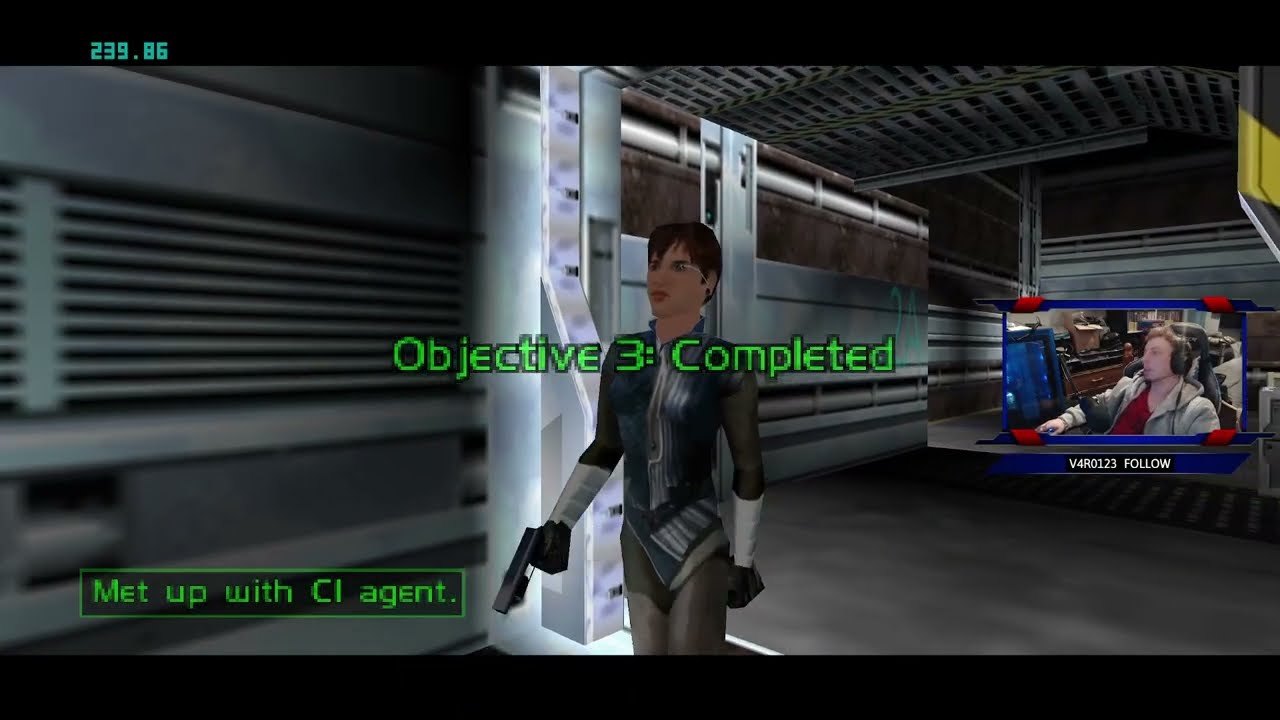 THE SMF 1210 - PC PORT - Perfect Dark - Area 51 Infiltration (Agent) - Speed Run 1:16